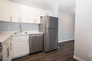 Stainless steel fridge